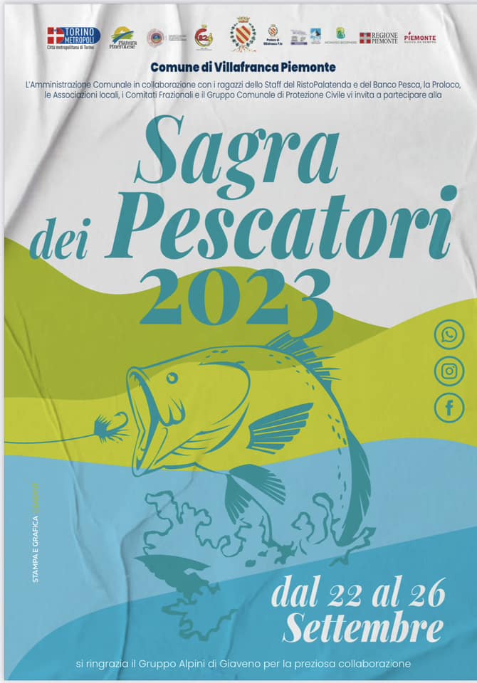 locandina Sagra Pescatori Villafranca Piemonte 2023 1