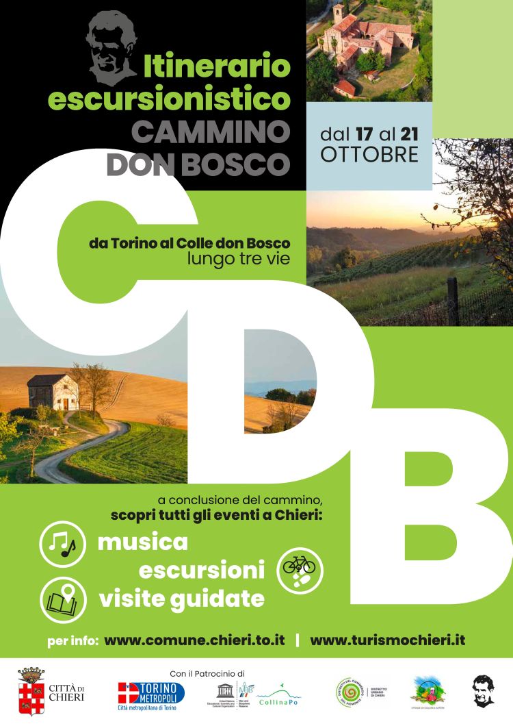 locandina Trekking Cammino Don Bosco 17-21 10 2023