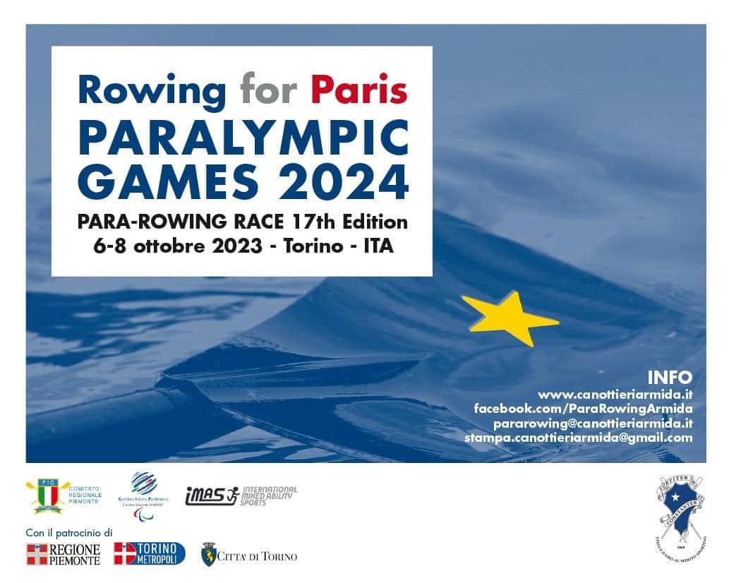 locandina Trofeo Rowing for Paris 2023