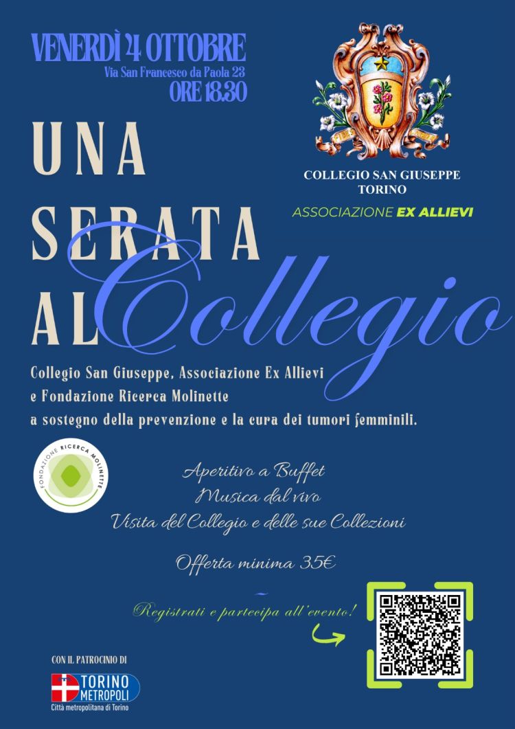 locandina Una sera al Collegio 04 10 2024