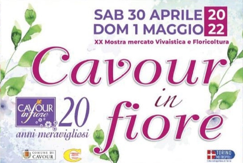 logo Cavour in fiore 2022
