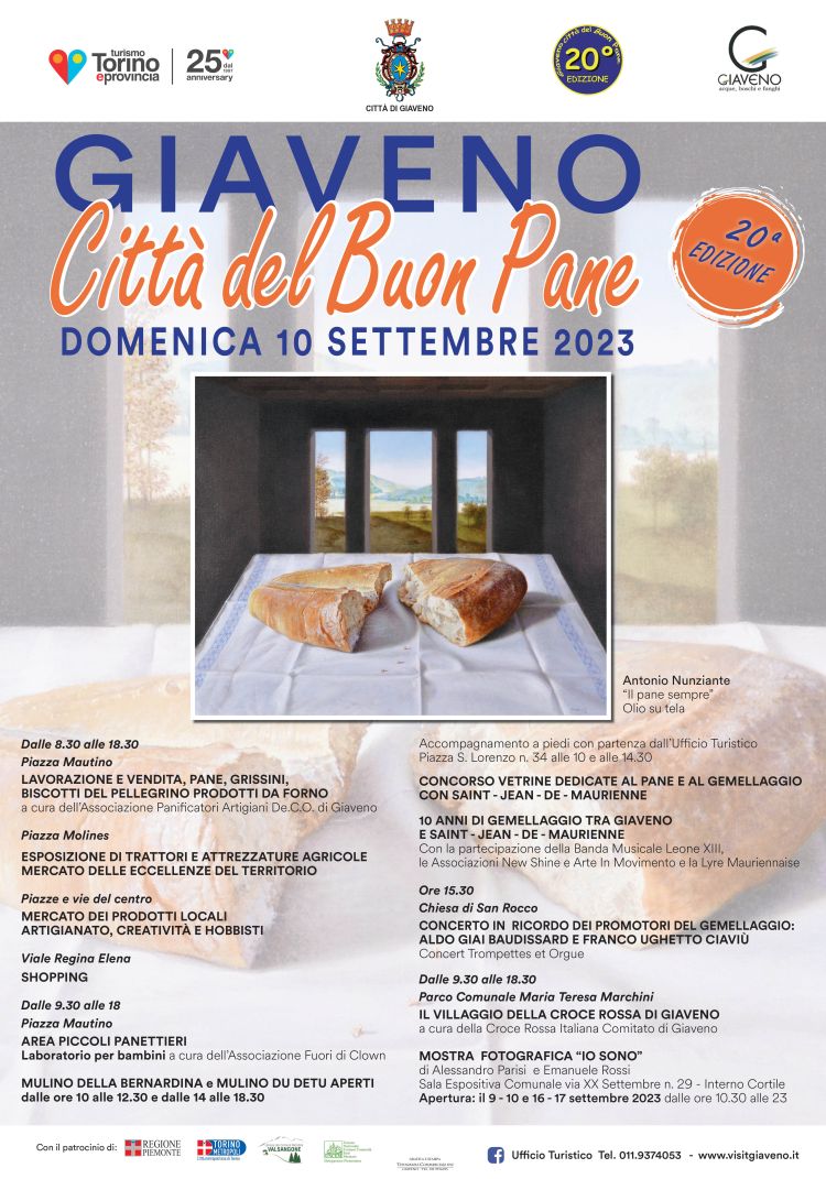 manifestoGiaveno Città del Buon Pane 2023