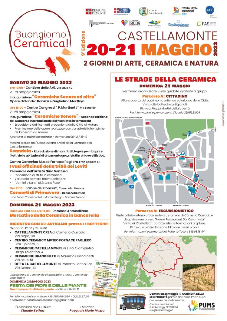 manifesto Buongiorno Ceramica 2023 Castellamonte 1