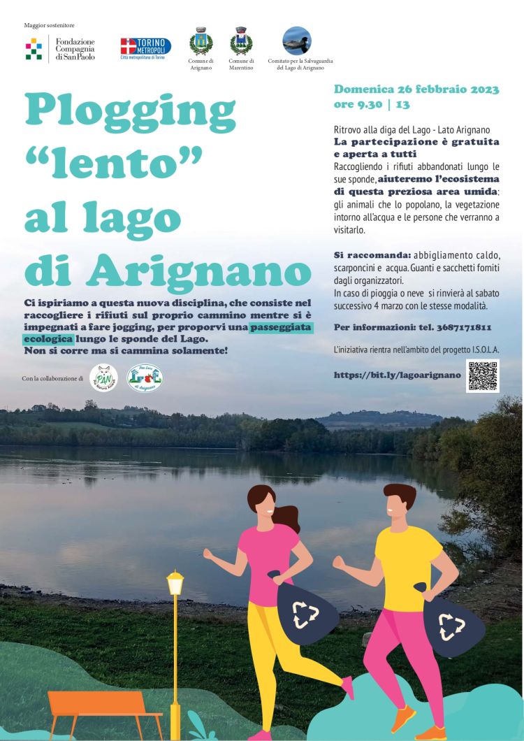 plogging Lago Arignano 26 02 2023