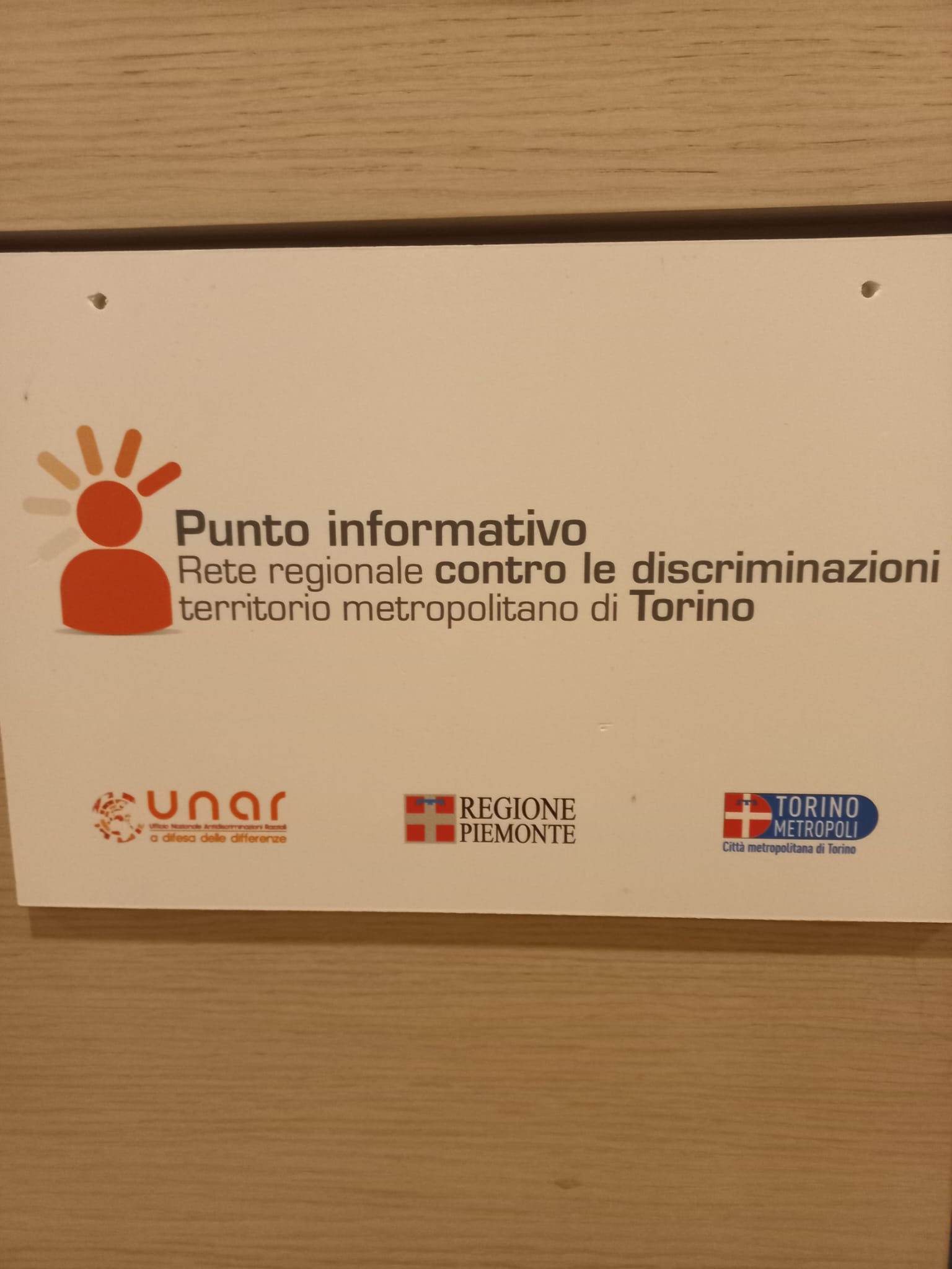 punto informativo Rete regionale contro le discriminazioni Torino 1