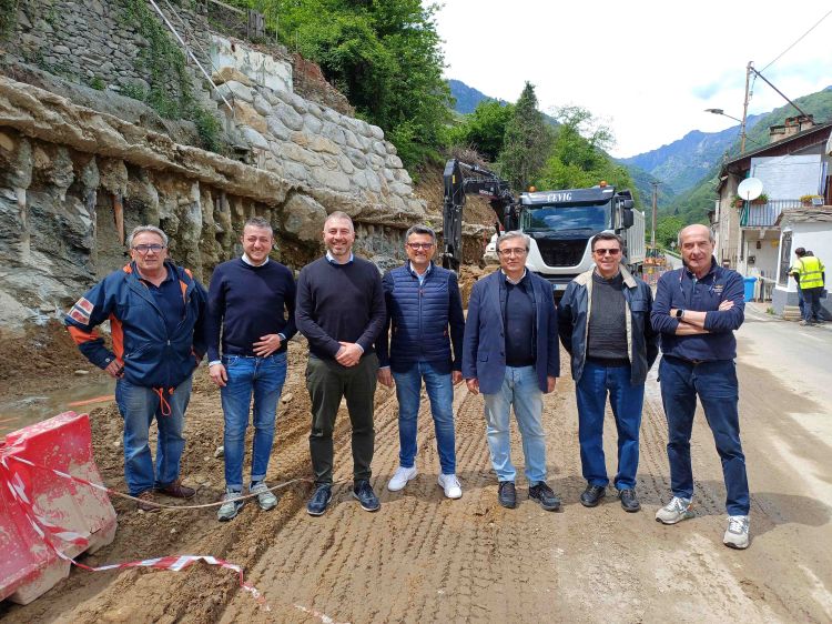 sopralluogo Suppo Mazza SP 47 Villanuova di Pont Canavese 12 05 2025 1