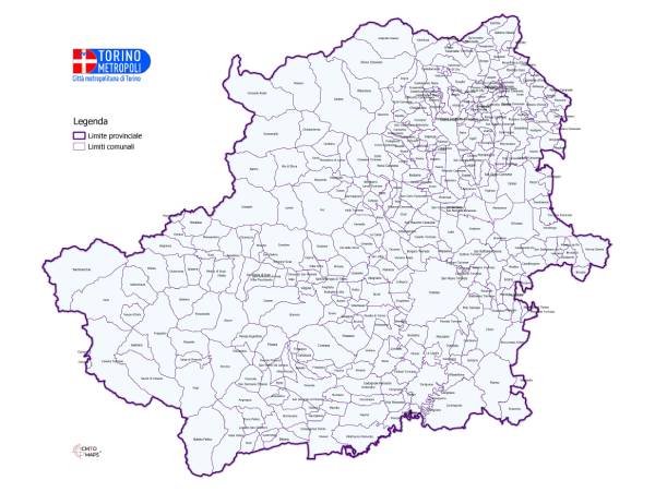 Mappa nuove Province e Città Metropolitane