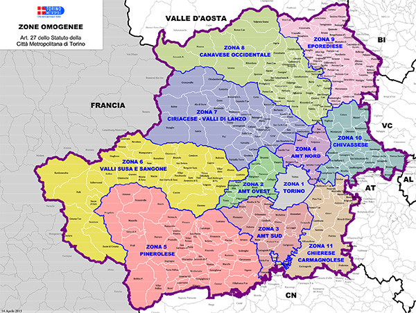 Mappa Di Torino E Provincia