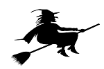 La Befana sulla scopa