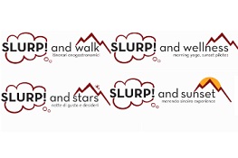 Logo Slurp X: scritta nera su sfondo bianco