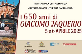 Locandina della ogo festival delle Narrazioni con la città di Giaveno sullo sfondo