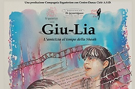 Viso di ragazza su sfondo viola chiaro, con la scritta Giu-Lia