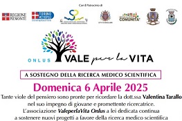 Locandina dell’iniziativa Una Viola Per Vale 2025