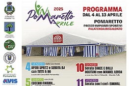 Locandina dell’iniziativa Vivi Pomaretto 2025 