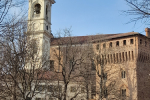 Santena, il campanile e la torre del castello di Cavour - foto di Fulvio Chiesa