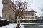Neve sul castello di Ozegna  - foto di Lucia Bartoli