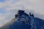 Un po' di neve sulla sacra di San Michele - foto di Giuseppe D'Ambrosio