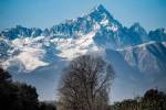 Carmagnola: il Monviso dalla pianura torinese - foto di Luca Casazza