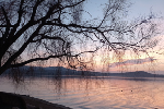 Tramonto sul lago di Viverone - foto di Giovanna Benvenuto