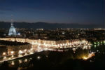 Torino, panorama notturno - foto di Maria Gabriella Valerii