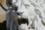 Torino, monumento a Garibaldi... il leone - foto di Anna Maria Manciagli