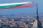 Le Frecce tricolore sopra la Mole - foto di Marco Ravelli