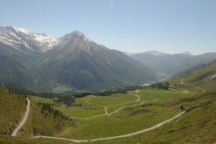 SP 172 Colle Finestre lato Val Chisone Pian dell'Alpe