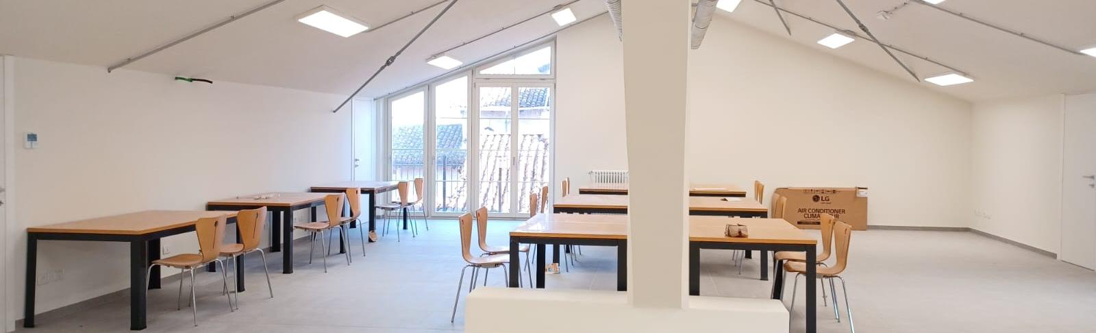 nuova aula studio biblioteca Carmagnola