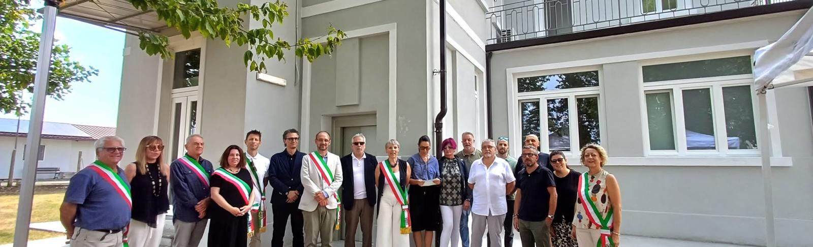 l'inaugurazione a Strambino