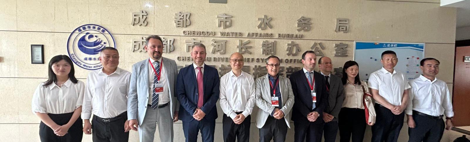 la delegazione in Cina