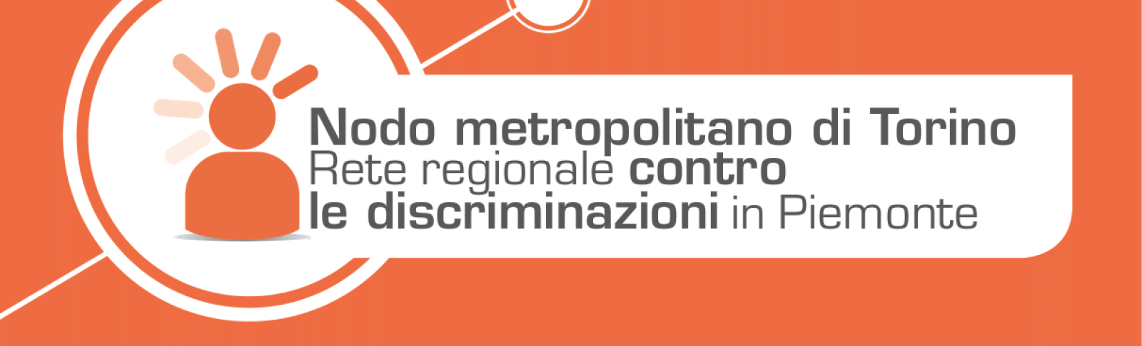 Locandina nodo metropolitano contro discriminazioni