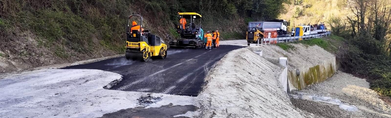 Ripristino Provinciale 104 a Lauriano