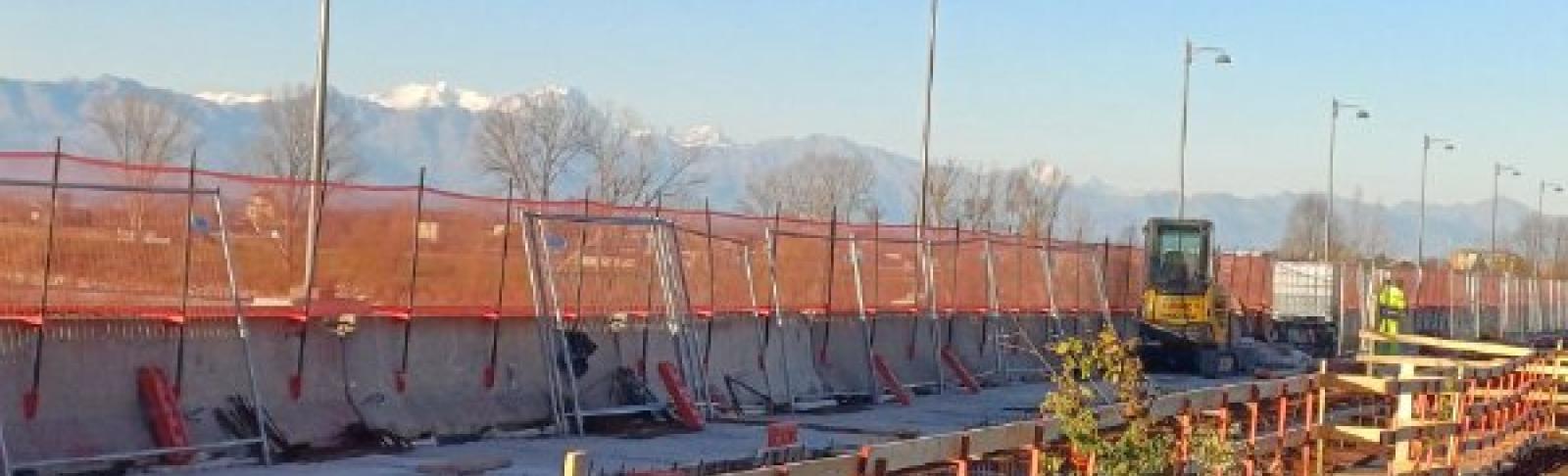 sopralluogo al ponte di Verrua Savoia