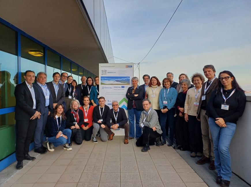 Foto di gruppo dei partner di Observ'Alp