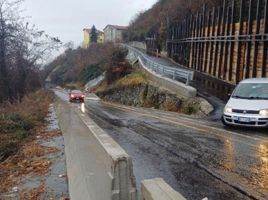 L'immissione di Borgata Tetti sulla Sp 197