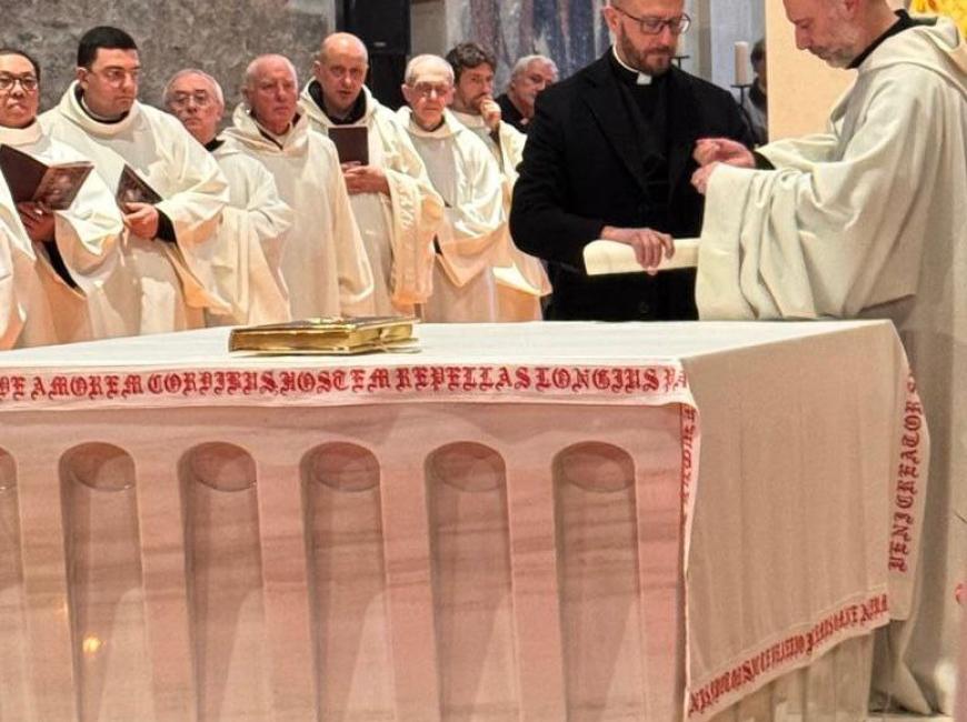 la chiusura della pergamena