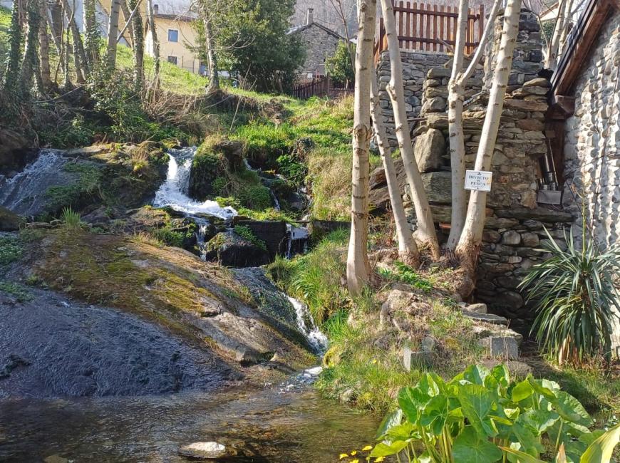 Scorcio dell'incubatoio ittico di Quincinetto