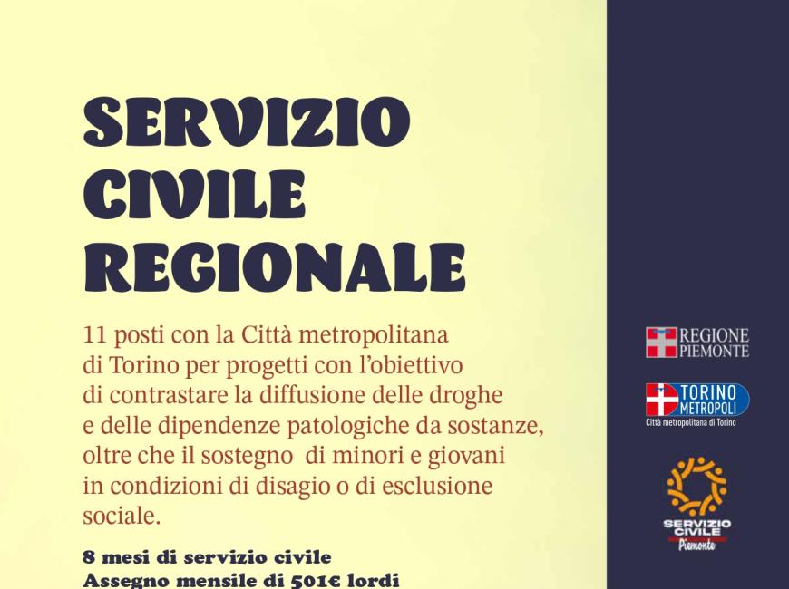 Locandina Servizio civile regionale 