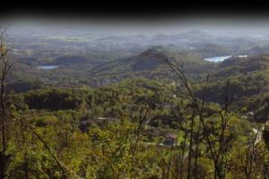Laghi di Ivrea visti da sopra Bienca
