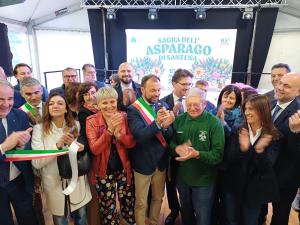 inaugurazione della sagra a Santena