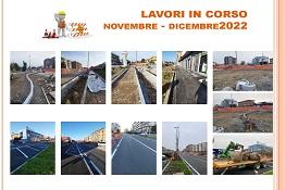 BOR-B1 - Lavori di riqualificazione urbana tramite la ristrutturazione urbanistica del comparto sotteso dalla via Lanzo, nel tratto compreso tra le vie Martiri della Libertà e Italia - lavori in corso