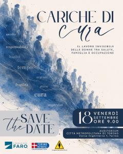 SAVE THE DATE CARICHE DI CURA EVENTO 18 SETTEMBRE 2026