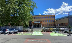 Progetto INterreg Amici, area sicura davanti alla scuola di Condove