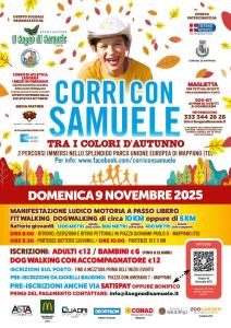 Corsa “Corri con Samuele” a Mappano, 9 novembre 2025.