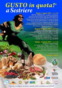 Locandina gusto in quota 2021