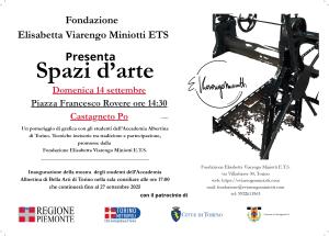 Locandina della festa del Castagneto.