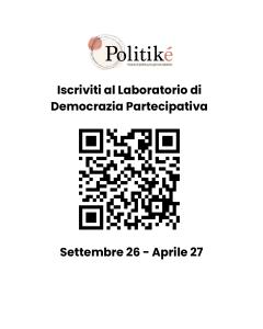 QR iscrizione Politike' 3