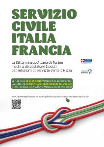 Locandina Servizio civile Italia Francia