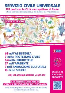 Locandina servizio civile 2025