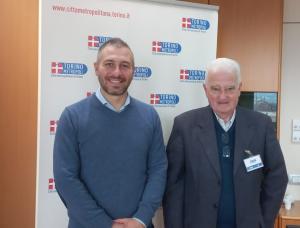 Sindaco di Busano e Jacopo Suppo